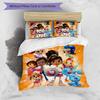 3pcs Nella the Princess Knight pattern bedding set duvet cover set includes duvet cover &pillowcases, perfect all season bedroom decoration & gift