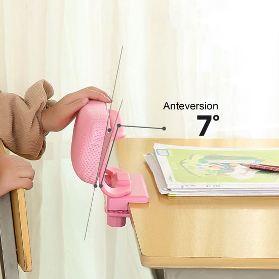 Корректор осанки для детей, пристегивающийся к столу, регулируемая высота, антимиопическая поддержка груди, инструменты для коррекции осанки при письме, подушка для сна для студентов