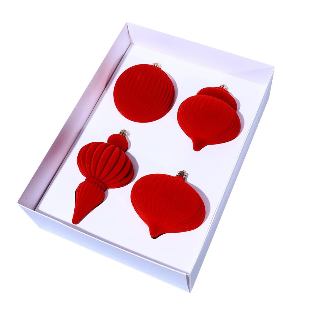 4 Pcs Christmas Tree Balls Xmas Decoration Ornaments Christmas Ball Ornaments