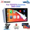 Car Radio Carplay 9" GPS Multimedia Video Player Android WiFI Rearview Camera FM Stereo For Toyota 2002-2008 Avensis