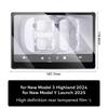 Tempered Glass Film Protector for New Tesla Model Y Launch Juniper 2026 2025 Model 3 Highland 2024 Touch Screen Protective Film