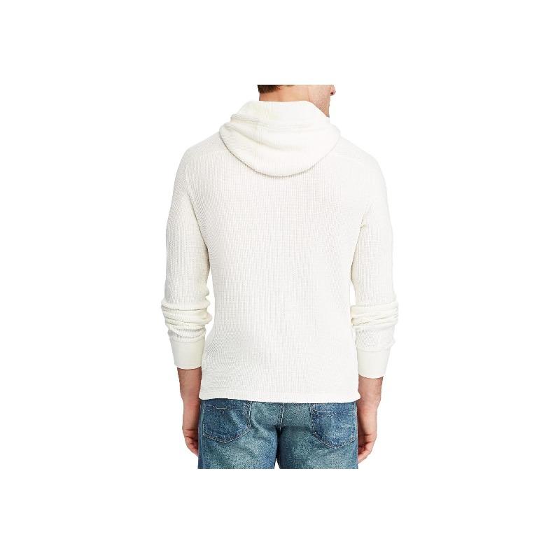 Ralph Lauren Худи с вышивкой логотипа, с длинным рукавом, мужская, белая, 710767962-002