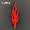 Compatible With Building Block Building Block 85959 Small Particle Puzzle Building Block Spare Parts Accessories, Big Flame Decorative Props