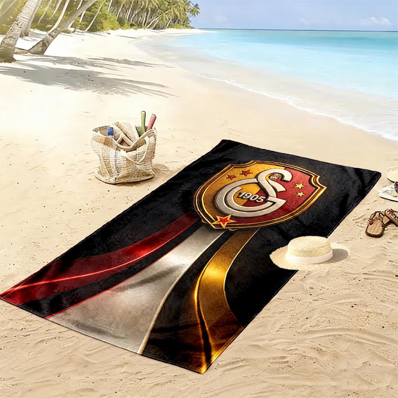 Пляжное полотенце Galatasaray SK, Обязательный атрибут для любого идеального путешествия, Идеальный подарок на день рождения, праздник для семьи и друзей