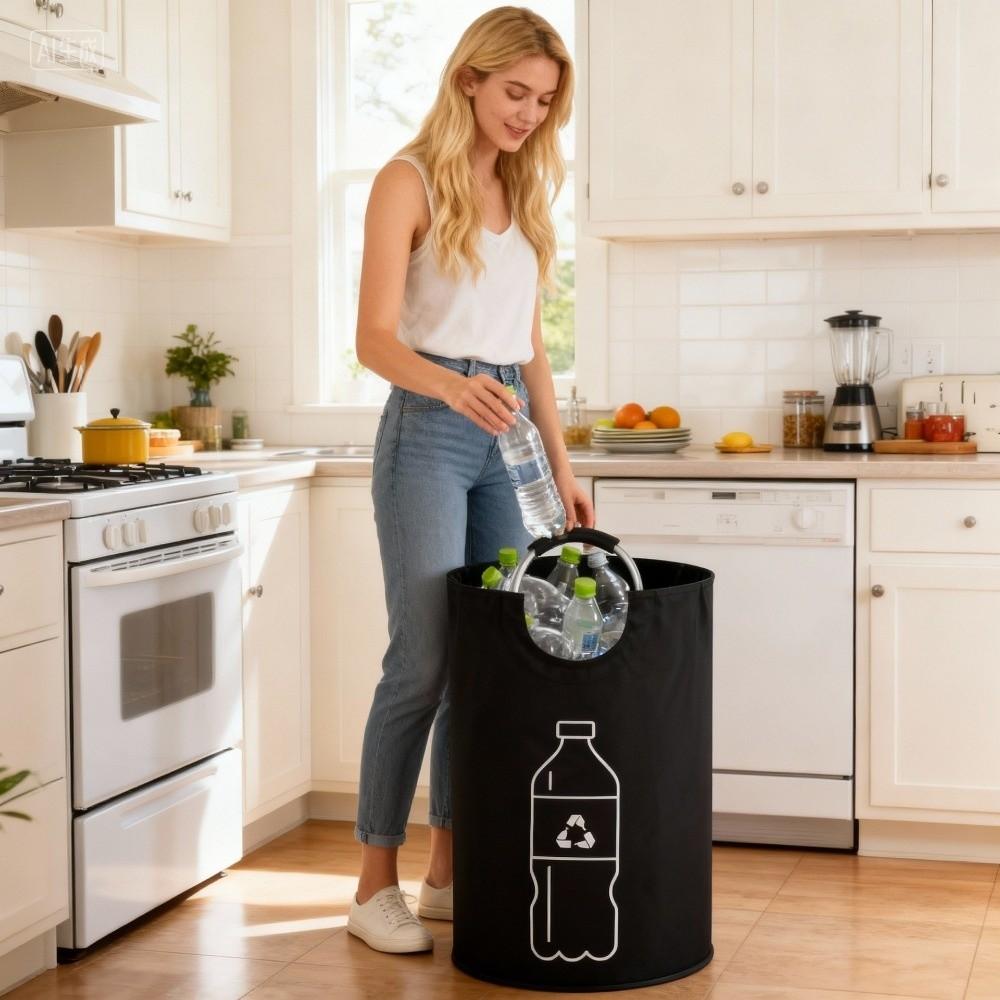 82L Empty Bottle Storage Basket Wastewater Bottle Collector Bag  Wastewater Collection