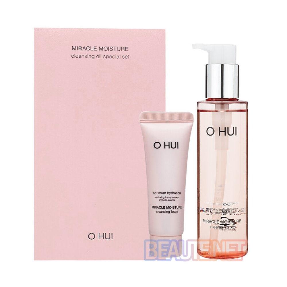 O HUI Очищающее масло Miracle Moisture 150 мл + очищающая пенка 40 мл