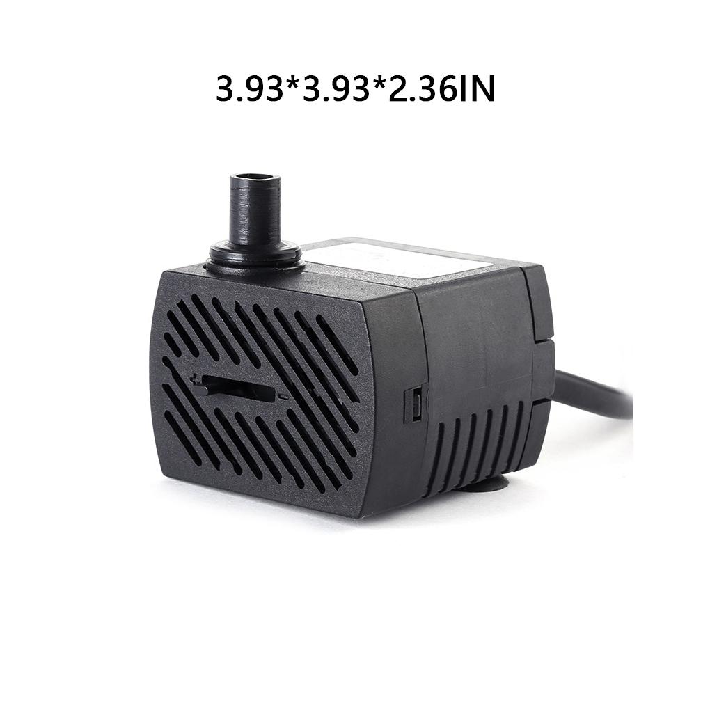 220 В 3 Вт Погружной водяной насос Пластиковые аксессуары для фонтана Легкие поливочные насосы Маленький аквариумный набор для водных питомцев Водяной насос