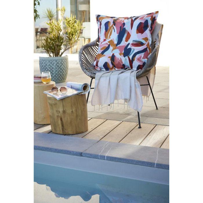 Housse de coussin "Outdoor" toutes dimensions L'effet Papillon - Julianne - Housse de coussin 60 x 60 cm