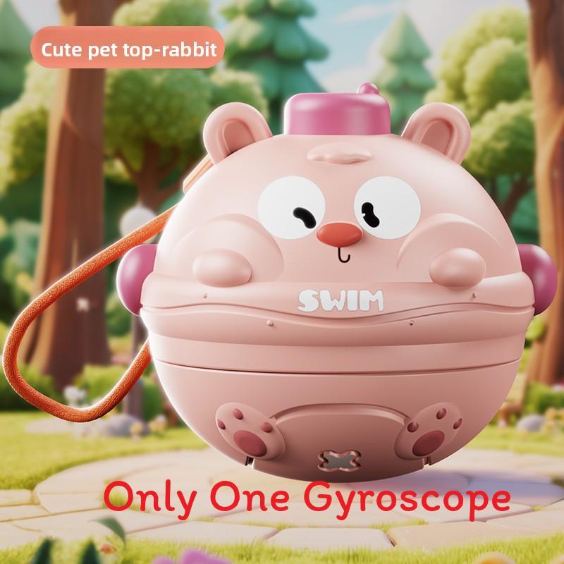 Cartoon Hamster Elephant Rabbit Gyroscope With Press And Collision Features For Parent Child Interactive Play