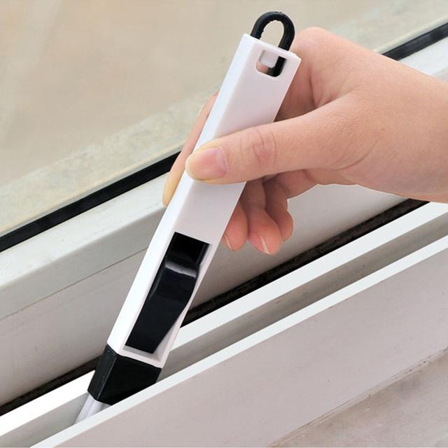 Щетка для чистки щелей и пазов в окнах 2 в 1, инструмент для чистки оконных решеток, щетка для чистки щелей и пазов в клавиатуре, маленькая щетка для чистки щелей