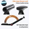 Back Men'S Foldable Back Hair Trimmer Arm Chin Beard Trimmer  Valentine's Day