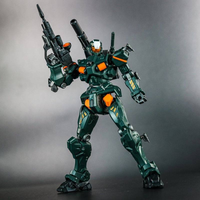 1/144 HG GQ Gquuuuuux Легкая Пушка Зеленая Красная KO Сборная Модель Набор Фигурки Меха Настольное Украшение Кукла Коллекционная Статуэтка Подарок