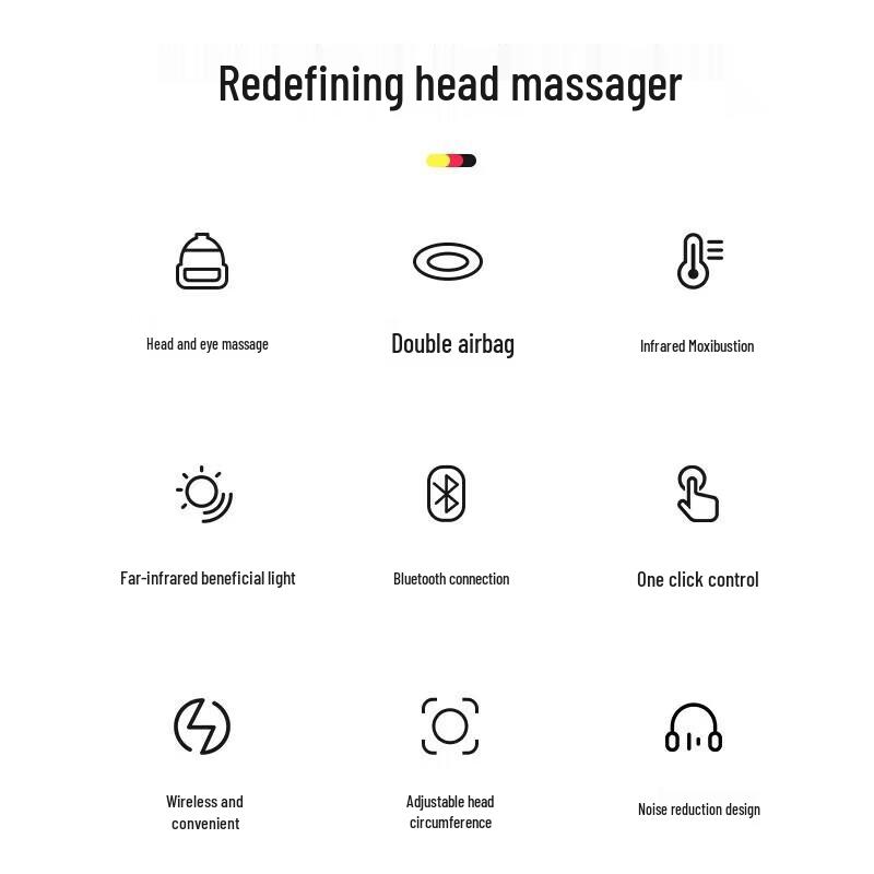 CLORIS Smart Scalp & Temple Massage Helmet