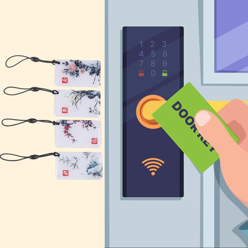 Водоустойчивая бесконтактная карта 135Хз для доступа к входу в дверь ключа Ик замка отпечатков пальцев