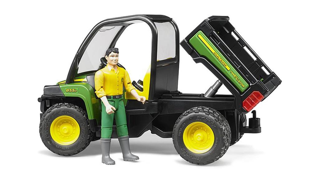 Bruder JD Gator XUV855D with Figure BR02490