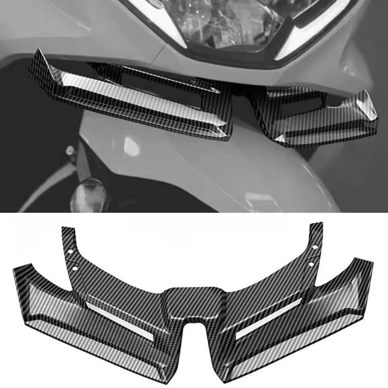 For Honda PCX160 -2025 Motorcycle Front Fairing Aerodynamic Wing Cover Windshield Extension Lower Chin Fairing Accessory