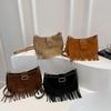 Винтажные сумки кроссбоди с кисточками для женского подарка, повседневная сумка через плечо с бахромой на регулируемом ремешке для ежедневного использования/досуга, отпуска CLE