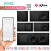 BSEED Умный механический переключатель для жалюзи и рольставен Zigbee, кнопки для рольставен, приложение Tuya Smart Life, с обычными розетками EU, USB Type-c