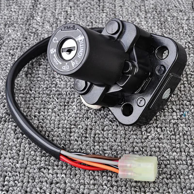 Fuel Gas Cap Ignition Switch Seat Lock with Key Kit For Suzuki DR650 DR650SE 1996-2022 37000-04810 37000-04811 37000-04812