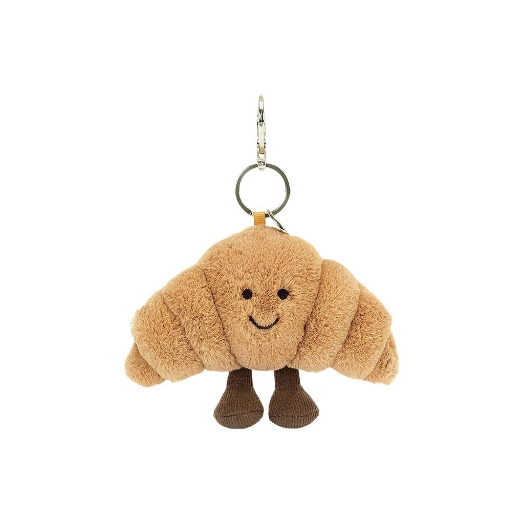 JELLYCAT Игрушка-подвеска 'Круассан' из коллекции Fun Food, 8 см