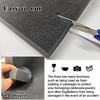 #33R DIY & Tools,6 PCS Polyurethane Foam Pads for Case Packaging Toolbox, 40X30X3cm,black