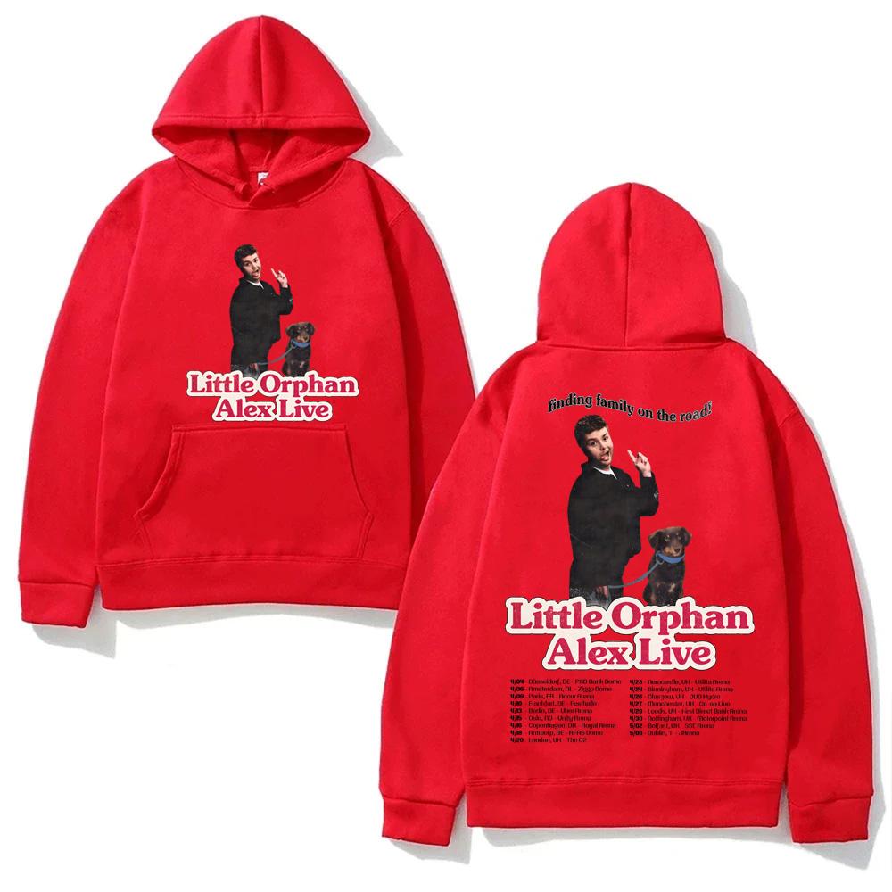 Alex Warren-2026 European Arena Tour Hoodie Casual High Quality Cartoon Print Sweatshirt with Hooded Fleece Comfortable Hoody