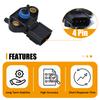 Датчик давления в топливной рампе для Ford Escape Explorer Focus Maverick Mustang 2005 2008 2007 Crown Victoria 3F2E9G756AD