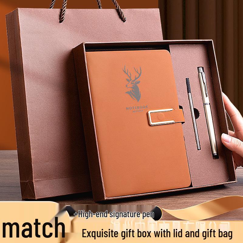 Personalized A5 Business Notebook with Logo - Thick Notebook for Office, Meetings, and Diary Use