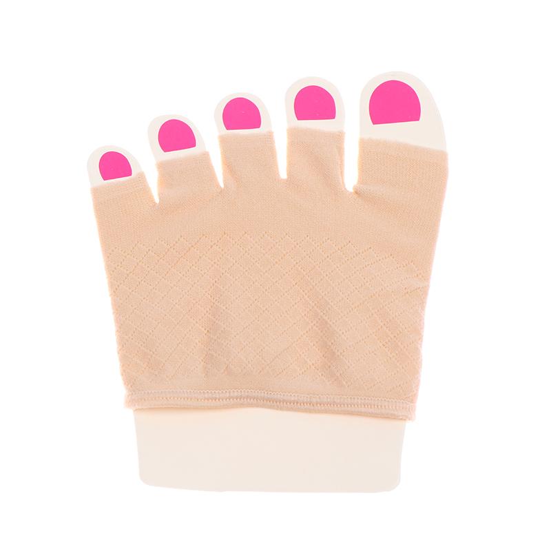 Летние носки Half Palm Five Fingers Socks с невидимым тонким каблуком спереди с открытым носком женские неглубокие сандалии носки с раздвоенным носком
