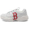 New MLB Big Ball Chunky Boston Red Sox Wear Resistant Lightweight Height Increasing Low Top Chunky Sneakers Unisex Red 3ASHC312N-43RDD