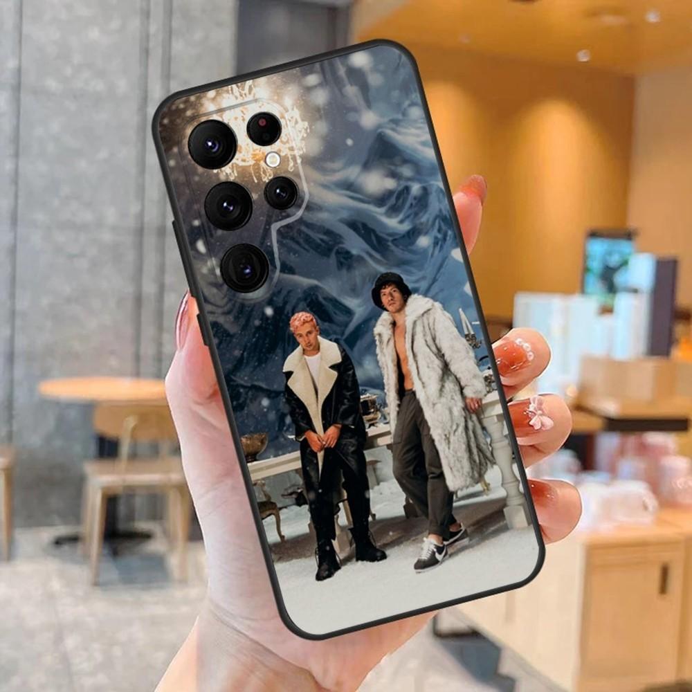 Чехол для телефона от группы Twenty one P-Pilots для SamsungS24,S23,S22,S21,Ultra Pro S10,S30Plus,S9,20lite Черный