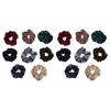 16pcs Hair Srunchies Soft and Comfortable Elastic French Style Large Hair Bands for Girl Women