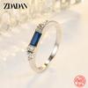 Серебряное кольцо 925 пробы с изумрудом 18 карат для женщин Модные ювелирные аксессуары Подарок