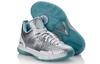 Li Ning WOW 5 Way Of Wade 5 Удобные Нескользящие Легкие Низкие Баскетбольные Кроссовки Мужские Серебристо-Белые ABAL047-35