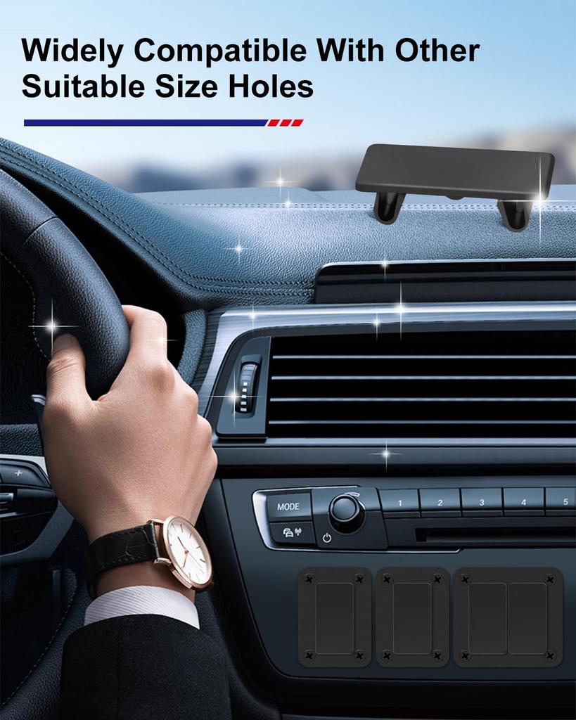 AutoEC Rocker Switch Panel Cover, Car Toggle Switch Hole Filler, 6 Hole Rocker Panel Cover Brackets