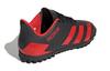 adidas Predator 20.4 TF J Нескользящие Устойчивые к истиранию Низкие Детские Футбольные Бутсы Черно-Красные Детские EF1956