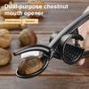 2 In 1 Nut Sheller And Cracker Tool Nutcracker for All Nuts Heavy Duty Shell Cracker with Non-slip Handle Chestnut Cutter for Walnuts Pecans