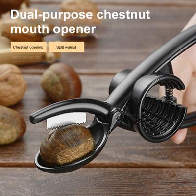 2 в 1 орехокол и орехоколы для всех видов орехов, прочный орехокол с нескользящей ручкой, резак для каштанов для грецких орехов и пекана