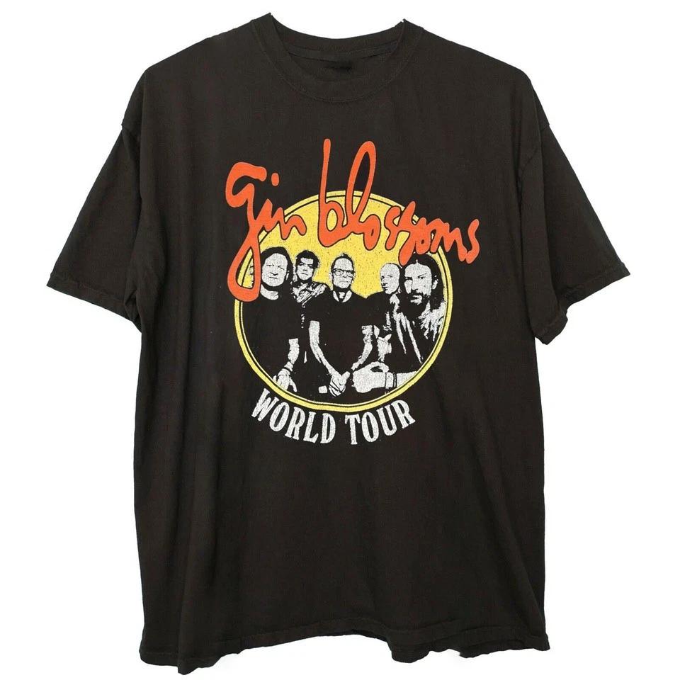 Gin Blossoms Black World Tour T-shirt Tops Tees Unisex Unisex All Size S-2345XL MC950