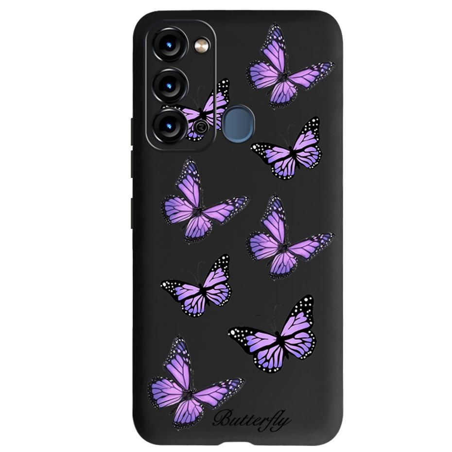 Чехол для ITEL Vision 3 Модный Чехол-Кот Подсолнух для Телефона Для Itel S17 S 17 S661W Мягкий ТПУ Черный Силиконовый Чехол Бампер Vision3