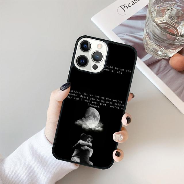 Чехол для телефона Teen Wolf Цитаты из сериала Для iPhone 17 Air 15 16 11 12 13 14 Pro Max Чехол для iPhone 17 Air Max Plus Fundas