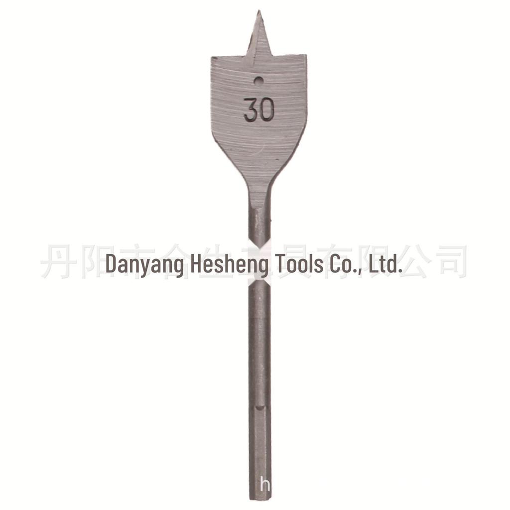 Набор из 6 шт. плоского сверла натурального цвета с шестигранной ручкой для деревообработки