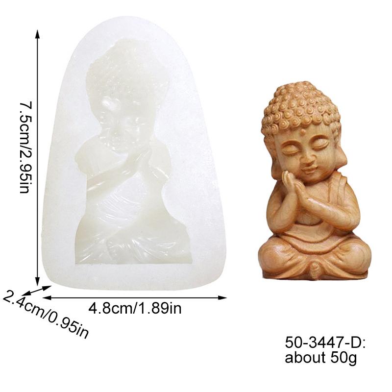 Xiaomi Buddha Silicone Candle Mold 3D Aromatherapy Handmade Soap Wax Clay Gypsum Candles Ornament Craft Making Mold