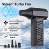 Turbo Jet Fan 2025 Car Violence Turbine Fan Portable Cleaning Blower Tools Type-C Charging Blowing Snow Electric Air Duster