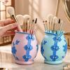 Vinyl Makeup Brush Pot Creative Succulent Planter Stationery Box Cheongsam Shape Pen Holder  Office