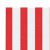 Awning Fabric Red and White Striped 4.5 x 3.5 m