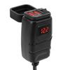 Motorcycle USB Charger Quick Charging 3.0 Dual USB Motorcycle Phone Charger with Voltmeter and ON Off Switch for Tablet
