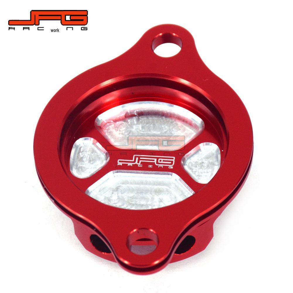 CRF250R 2004-2009 Off-Road Motorcycle CNC Aluminum Oil Filter Cover.