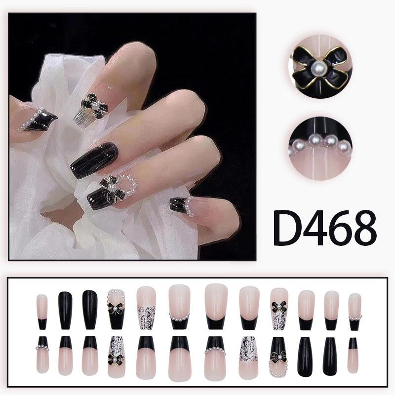 French Sweet Diamond Style Noble Lady, Cute Hot Girl, High-end Light Luxury Style Whitening And Wear-resistant Manicure