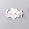 Cute Star Moon Cloud Wall Clothes Hooks Nail-free Kitchen Storage Hook Kids Room Decorative Key Hanging Hanger